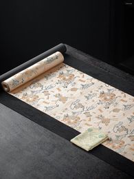 Tea Napkins Longnian Waterproof Mat Chinese Style Zen Table Runner High-End Retro Domestic Cloth Long