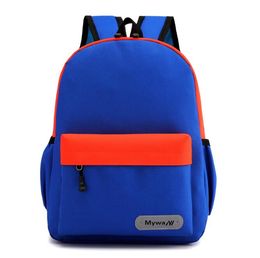 Solid Colour Large Capacity Ladies Backpack Casual Schoolbag Men And Women Universal Computer Backpack