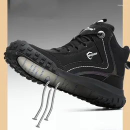 Boots Autumn Winter Work Safety For Men Designer Sneakers Anti-puncture Security Shoes Indestructible