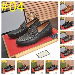 28Model Italian Luxury Men's Classic Retro Derby Shoes Mens Business Designer Dress Office Leather Shoe Flats Men Fashion Wedding Party Oxfords Plus Size 38-46