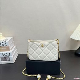 10A Fashion Women Crossbody Fang Fatty Shoulder Bags Satchels Fashion Shopping Leather Handbags Totes Messenger Chain Bag Pearl Luxury Pefs