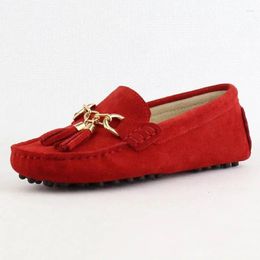 Casual Shoes Top Quality Women Flats Genuine Leather Brand Lady Driving Spring Summer Loafers