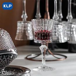 Wine Glasses KLP 1pcs Crystal Lead Free Transparent Classic Design For Red And White Glass Pure Series