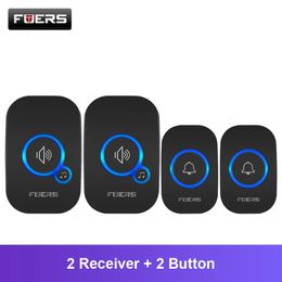 Fuers M557 Wireless Doorbell 43hz Home Welcome Smart 150M Long Distance 32 Songs Door Chimes 240516