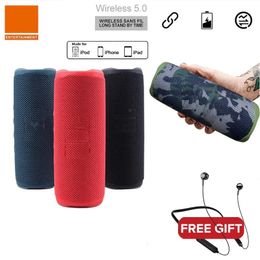 Cubra com Flip 6 Portable Bluetooth Alto, Flip6 Som poderoso e baixo profundo, Ipx6 Waterproof + Pó de Pó de Pó