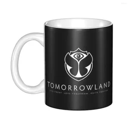 Mugs DIY Tomorrowland Belgian Electronic Dance Ceramic Customised Music Festival Coffee Cups Creative Present