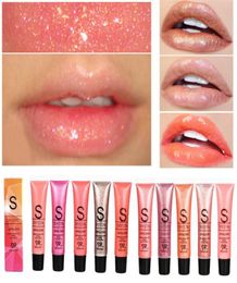 Professional SR Brand Lip Make Up Diamond Glitter Waterproof Lipgloss Long Lasting Moisturizer Shimmer Nude Lipstick Liquid Makeup8087684