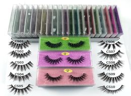 whole 3d mink false eyelashes 10 style fluffy wispy fake lashes natural long makeup Eye lash extension in bulk8851275