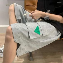 High Quality Designer Men's Shorts Spring Mens Korean Fashion Green Harajuku High Street Men's Clothing Casual Streetwear Pantsavailable In Four Colours 7599