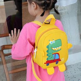 Children Cute Cartoon Dinosaur School Bags Anti-lost Backpacks Toddler Rucksack Kindergarten Schoolbag