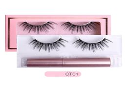 Magnetic Eyelashes 5 Magnet False Eyelash Natural Look Lashes With Eyeliner Kit No Glue Need Lash Makeup1327041