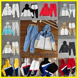 Men's Tracksuits Mens Tech Fleece Thick Tracksuit Sportswear - Premium Space Cotton Joggers Trouserstex6