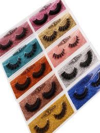 3D False Eyelashes Whole 10 styles Mink Lashes Natural Thick Fake Makeup Extension In Bulk Fedex4590936