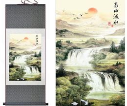 Mountain And River Painting Chinese Scroll Painting Landscape Art Painting86751283889326