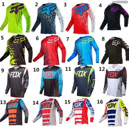 Men's T-shirts Outdoor T-shirts Foxx Racing Style Speed Reduction Suits All Spring and Autumn Long Sleeved Mountain Biking Suits Off-road Tops Motorcycle Suits 6ykv