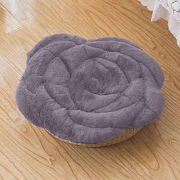 Pillow Durable Tatami Polyester Seat Comfortable Touch Round Rose Shape Sofa Buttocks Hip Protective