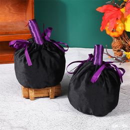 Party Favor Halloween Gift Bags Party Candy Velvet Bag Pumpkin Basket Easter Decorative Gift Packaging Bag LT985