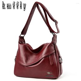 Shoulder Bags Bag Elegant Winter Style Leather Luxury Purses And Handbags Ladies Designer Women Crossbody For 2024