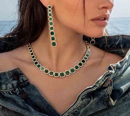 Halskette Marke Designer Halskette Luxusschmuck Halskette Feste Farbbrief Design Halskette höherwertiger Diamantschmuck sehr gut
