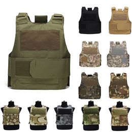 Outdoor Sports Airsoft Gear Body Protect Camouflage Combat Assault Tactical Vest EVA Plate Carrier NO06-009 Pirqi