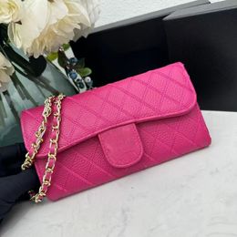 Famous Brand WOC Cow Leather Shoulder Bags Women Chain Crossbody Bag New Purse With Many Pockets Credit Card Holders Real Leather Clutches Evening Party Purses 2751