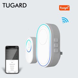 TUGARD Tuya WiFi Smart Wireless Doorbell Alarm System Anti Theft and Fire Prevention for Life Family Safety Protection 240516