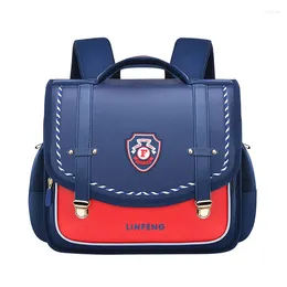 School Bags Children Bag Orthopaedic Backpacks Boy Japanese Style Horizontal Lightening Patchwork Kids Satchel Girl Mochilas Escolares