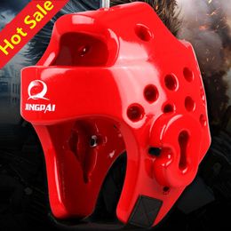 GINGPAI Taekwondo Helmet Sanda Kick Boxing Guard Headgear Protector Sparring Gear Karate Muay Thai Head Protection L2405