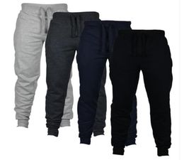 Casual Sports Jogger Hosen Chinos Skinny Jogger Solid Color Sweat Pant atmungsaktive öster Taille Mode Männer Lange Hosen Closin7266593