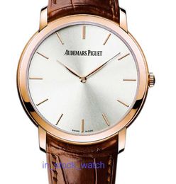 Aeipoi Watch Luxury Designer Classic 18K Rose Gold Automatic Mechanical Watch Mens 15180OR OO.A088CR.01
