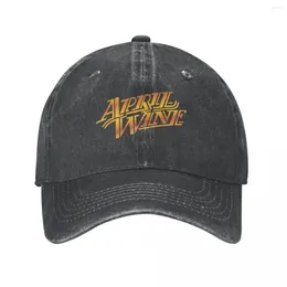 Berets April Wine Baseball Caps Fashion Washed Denim Hats Outdoor Adjustable Casquette Hip Hop Cowboy Hat For Unisex