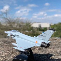 Aircraft Modle EF2000 Typhoon Fighter Model Die Casting 1 121 Proportional Alloy Toy Spanish Air Force Static Simulation Product Aircraft Model S2452355