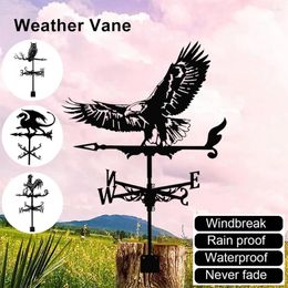 Garden Decorations Metal Weathervane Weather Resistant Wind Direction Indicator Vane Decoration Outdoor Roof Gardening Accessories