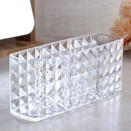 Storage Boxes 1PC Clear Acrylic Makeup Brush Holder Desk Cosmetic Organiser Lipstick