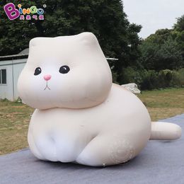 Vendas diretas do fabricante escalada inflável de parede modelo de desenho animado Modelo de gato pendurar modelo de parede de gato
