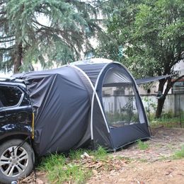 Tents And Shelters Advanced Car Rear Tent SUV With Panoramic Sunroof WindowsCZX-658 Big Screen Hall 4 Person