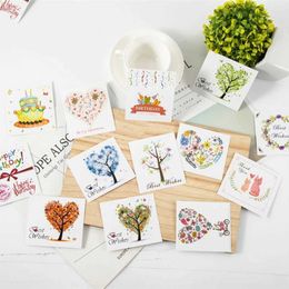 Gift Cards Greeting Cards 50 mini greeting cards Word Message es Cards for Thank you Conversion Anniversary Wedding Mothers Day WX5.22