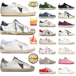 New Designer Italian brand Gooseity Goldenlies dirty high-quality sports non-slip super star flashing classic white Do-old dirty high-top casual shoes