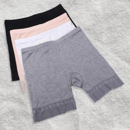 Women's Leggings Women Boyshort Panties Hipster Soft Lace Anti Light Safety Shorts Solid High Waist Thin Summer Under Skirt Short