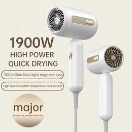 Hair Dryers Electric hair dryer negative ion professional fast drying 220V household electric hot air portable Q240522