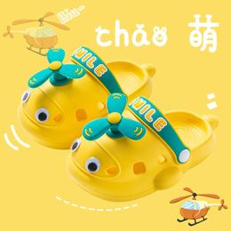 Eva Hole Shoes Summer Boys and Girls Baby Extern Wear Thick Sole Anti Slip Children's Headband Cool Slippers