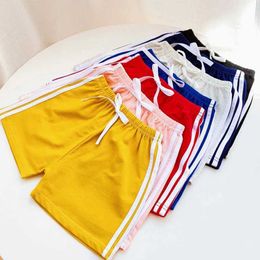 Shorts Shorts Boys loose shorts for babies 2 to 4 6 8 10 12 14 years casual summer pants Candy Colour elastic baby shorts Fashion childrens clothing WX5.22