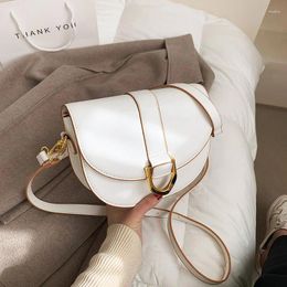 Shoulder Bags Luxury Design Vintage Saddle Crossbody For Women Small Messenger Bag High Quality Female Fashion Clutches Handbags