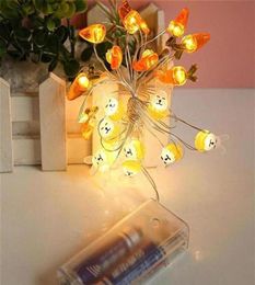 Epacket LED Rabbit String Lights Easter Decoration Waterproof Battery Case Cute Cartoon Lantern New Year Festive Party Decoration23355440