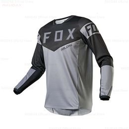 Men's T-shirts 2024 Cycling Jersey Long Sleeve Motocross Mtb Downhill Mountain Bike Dh Maillot Ciclismo Hombre Quick Drying Shirt Sqhp