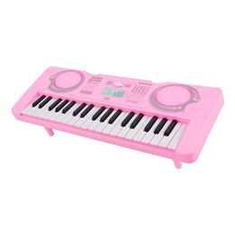 Keyboards Piano Baby Music Sound Toys Digital Piano Childrens Education Toys Portable 37 Key Electronic Piano Keyboard Childrens Music Instruments WX5.21