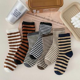 Women Socks 1 Pair Of Explosive Models Men And Couples Pinstripe Korean Version The Japanese Trend Personality Stockings S