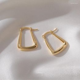 Stud Earrings European Fashion Classic High Quality Metallic Style Geometric U-shaped Gift Party Women Jewellery 2024