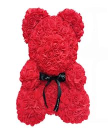 Wedding Decoration Rose Bear Foam Bear DIY Artificial Rose Flower Craft Foam Balls Valentines Day Gift Wedding Supplies3365120