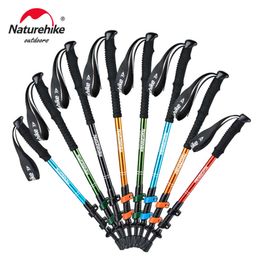 Naturehike ST01 Walking Sticks Ultralight Children Adult Telescopic Aluminium Alloy Trekking Pole Outdoor Camping Climbing Hiking L2405